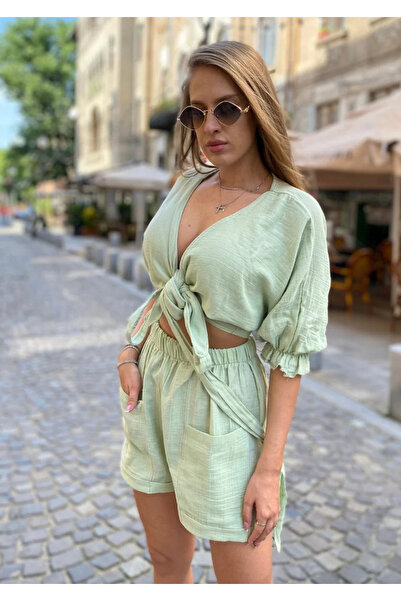 OEMN Compleu Dama Lejer de Vara - Set Top si Pantaloni Scurti