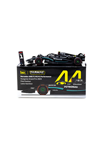 Tarmac Works X iXO Models 1/64 Mercedes-AMG F1 W14 E Hungarian Grand Prix 2023 Pole Posi