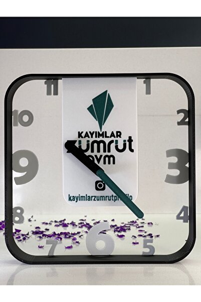 Kişiye Özel 3D Baskı Masa Saati – Özel Tasarım