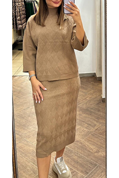 OEMN Women's Knitwear Set 2 Pieces Blouse and Dress - HEB