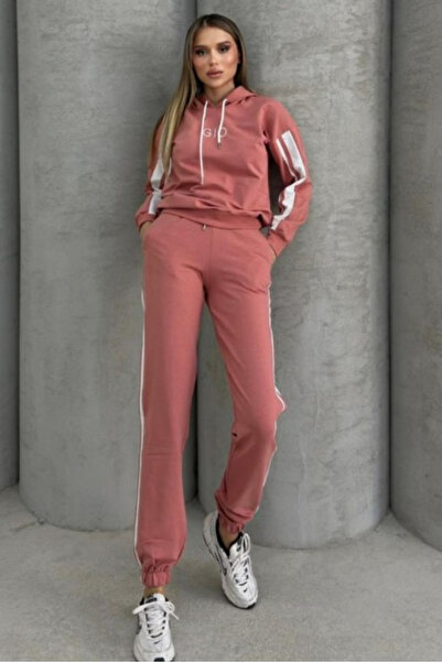 OEMN Trening Damă din Bumbac 100% - Compleu 2 Piese: Pantaloni și Hanorac cu ...