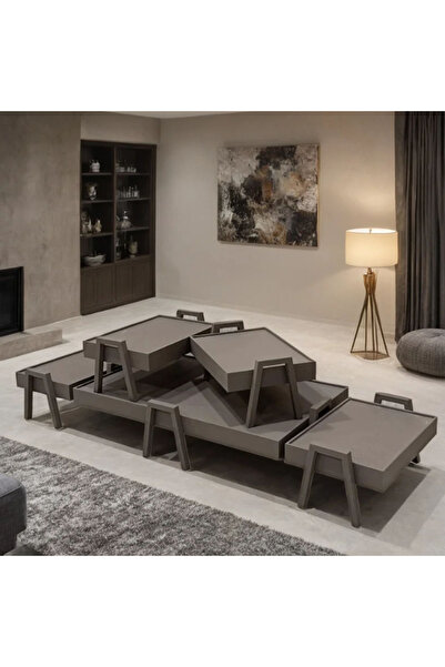 Tasamem Dafia طقم طاولات ارضي تركي 5 قطع