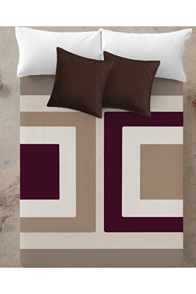 alzawia بطانية منترول صيني بنقشه هندسيه 4 كيلو