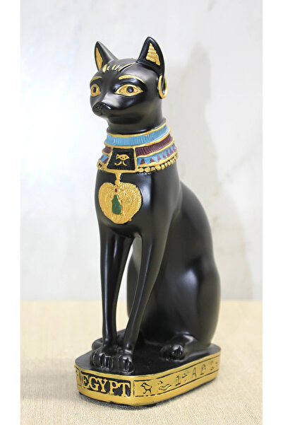 Epilons Φιγούρα Γάτας Αιγύπτου από Πολυεστέρα Μεγάλου Μεγέθους