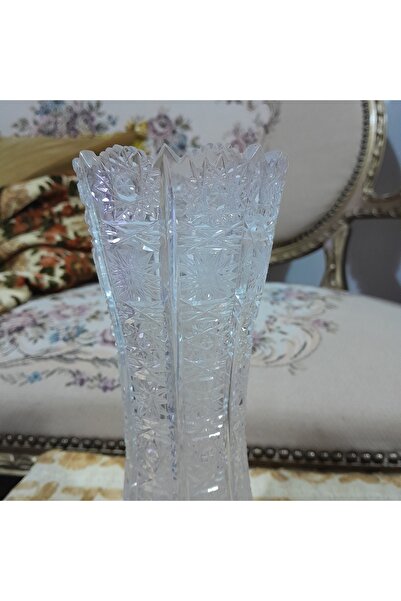 hatıralar Eski Dönem Kristal Cam Vazo