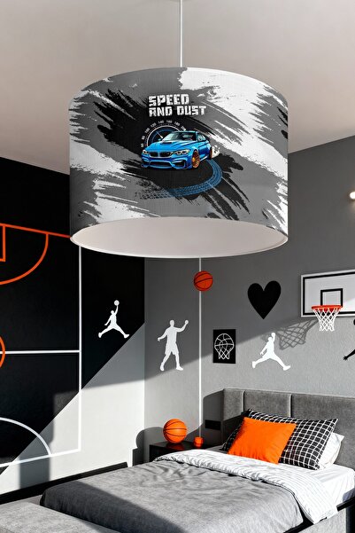 EVPANYA Araba 15 Desenli Çocuk Odası Avize