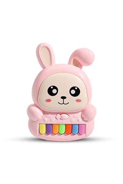 OEM Interactive toy piano for children in the shape of a bunny