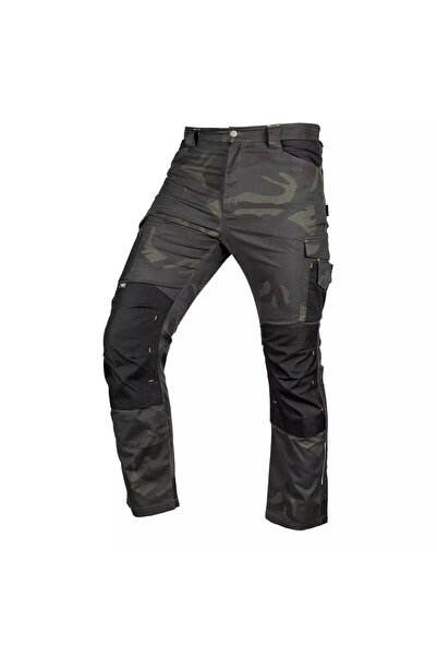 NEO Work trousers, polyester, cotton, Mix&Match model, dark green camouflage, size S/48