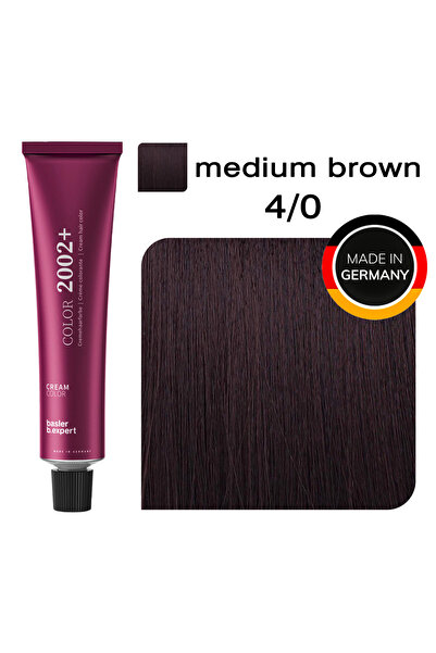 Basler Beauty Vopsea de par permanenta BASLER color 2002+ 4/0 castaniu mediu,...