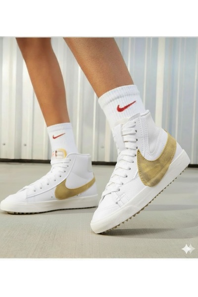 Nike Blazer Mid '77 Jumbo White Color Men's Sneaker Shoes