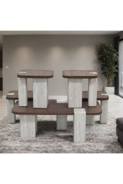 Tasamem Dafia طقم طاولات شاي 5 قطع