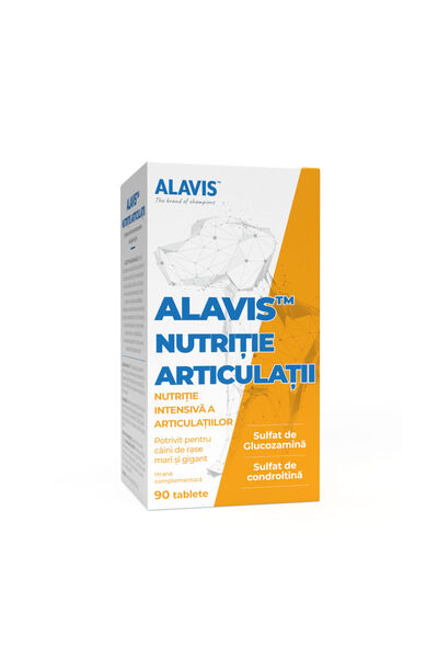 Alavis Supliment articulatii pentru caini rase mari gigant Nutritie articulatii Alavis, 90 tablete