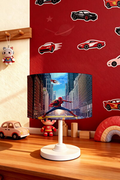 EVPANYA عاكس الضوء لغرفة الأطفال بنمط العنكبوت في المدينة