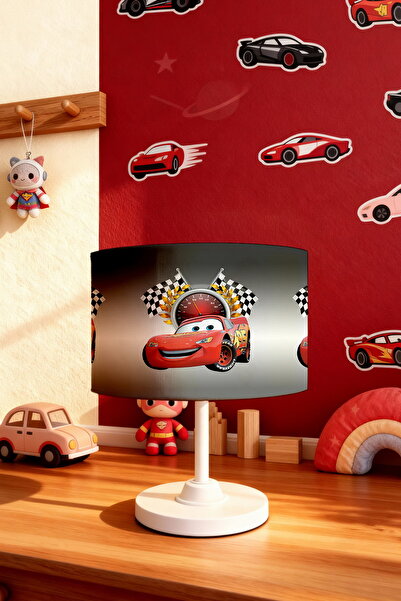 EVPANYA عاكس الضوء لغرفة الأطفال بنمط ماكوين باللون الرمادي