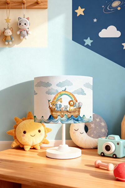 EVPANYA عاكس الضوء لغرفة الأطفال بنمط السفاري على متن السفينة