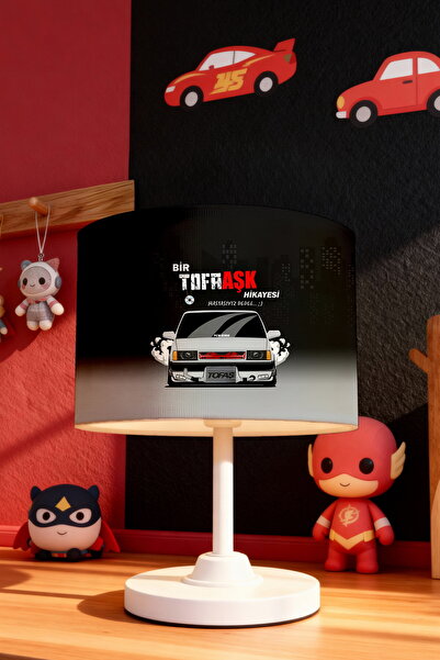 EVPANYA Tofaşk 1 Patterned Children's Room Lampshade
