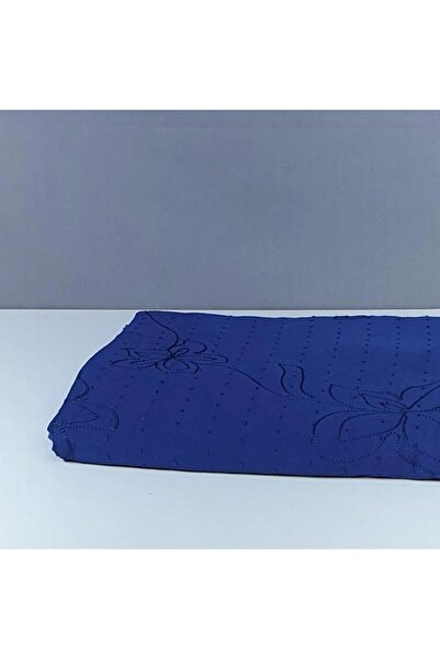 Reiashn Rose embroidered prayer mat, navy blue