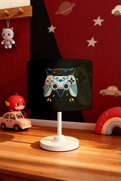 EVPANYA Gamer Player 1 Patterned Children's Room Lampshade