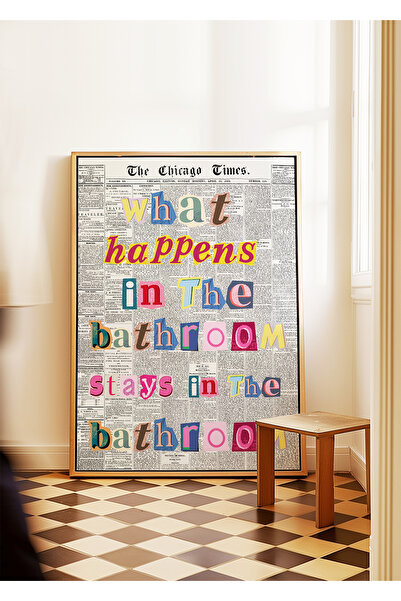 ARTHOUSECOLLECTIVE Baie - Baie / WC - Poster fără cadru în dimensiunea tabloului