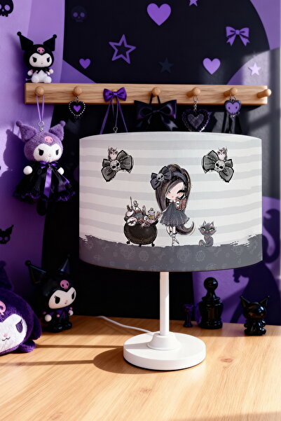 EVPANYA Cute Witch Princess Patterned Children's Room Lampshade