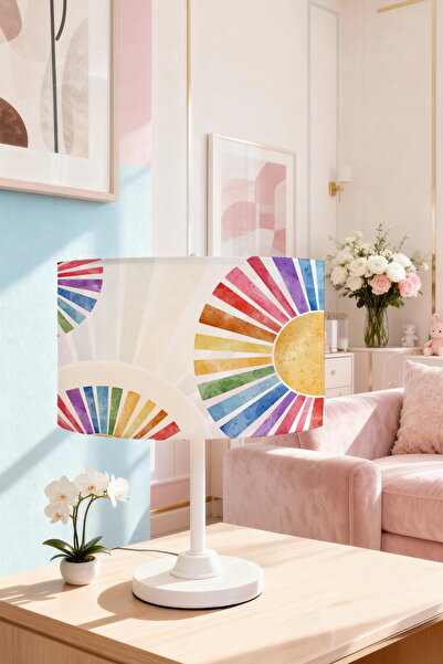 EVPANYA Colorful Circles Patterned Children's Room Lampshade