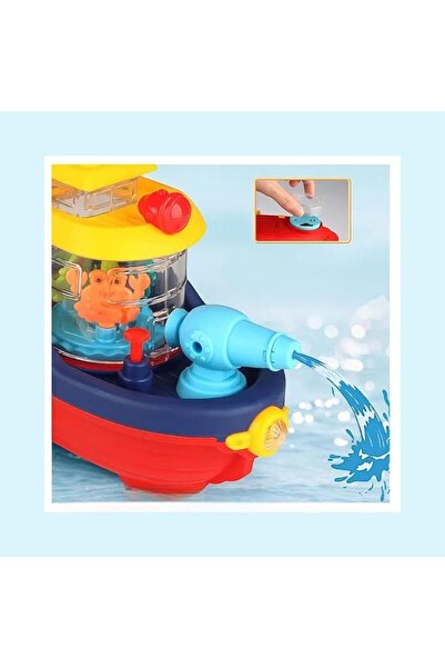 OEM Children's cruise boat, water spraying equipment, transparent toy