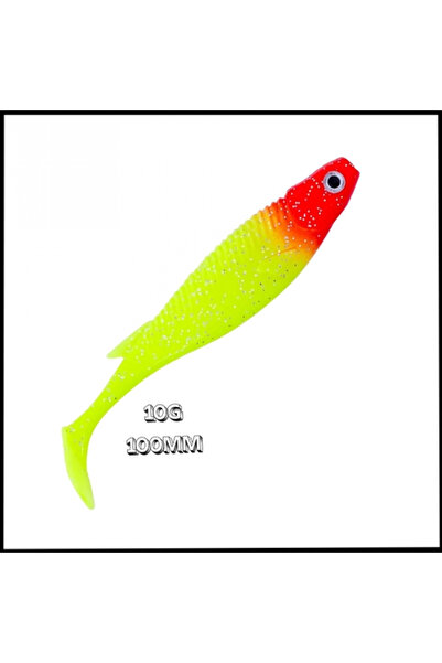 Uyguna-Yakala 10g 100mm -Güneş Silikon Balık- UV Boyalı -H-1061-19