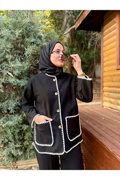 Zübeyde Sayın Embroidered Women's Cashmere Jacket