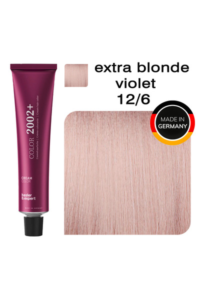 Basler Beauty BASLER hair dye color 2002+ Plex 12/6, Ash purple blonde, extra...