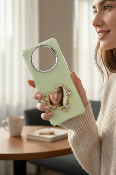 batuteknoloji Realme 11 Pro 5G-Realme 11 Pro Plus Aynalı Taşlı Fiyonklu Kabar...