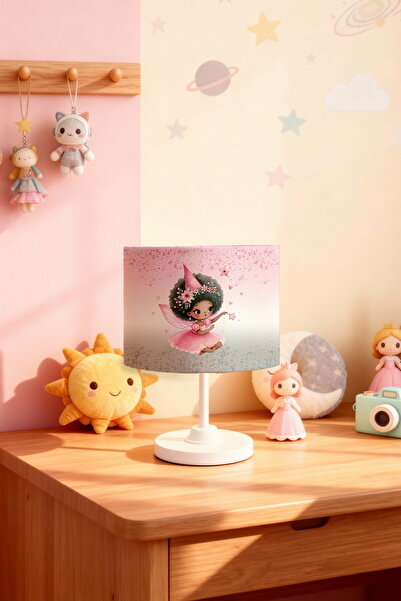 EVPANYA عاكس الضوء لغرفة الأطفال منقوشة على شكل فتاة الجنية