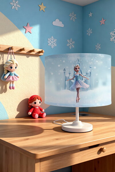 EVPANYA عاكس الضوء لغرفة الأطفال بنمط باليه إلسا من آيس كاسل