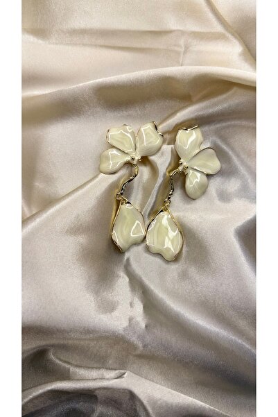 BUSİELLE JEWELRY أقراط زهور متدلية فاخرة