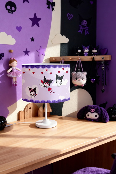 EVPANYA عاكس الضوء لغرفة الأطفال بنمط مور ميلك كوروميلي