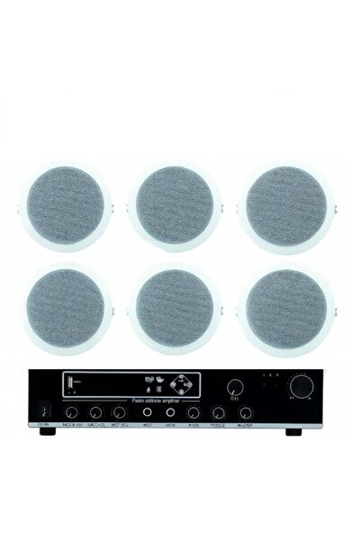 Westa Luxury, 13cm Kaliteli 6 Hoparlör 1 Anfi Asma Tavan Ses Sistemi, Alçıpan...