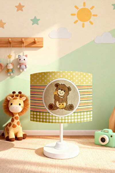 EVPANYA عاكس الضوء لغرفة الأطفال بنمط الدب والزرافة