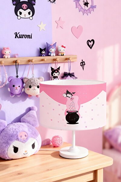 EVPANYA Kuromi and Magic Love Patterned Children's Room Lampshade