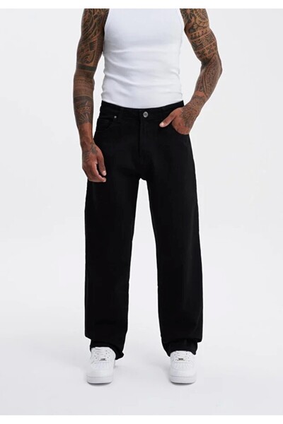 ElitWear Erkek Baggy Rahat Kalıp Salaş Yıkamalı Pantolon SBG