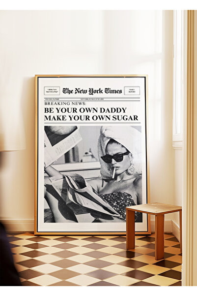 ARTHOUSECOLLECTIVE Be Your Own Daddy - Unframed Poster in Table Dimensions