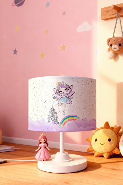 EVPANYA Magic Fairy Girl Patterned Children's Room Lampshade
