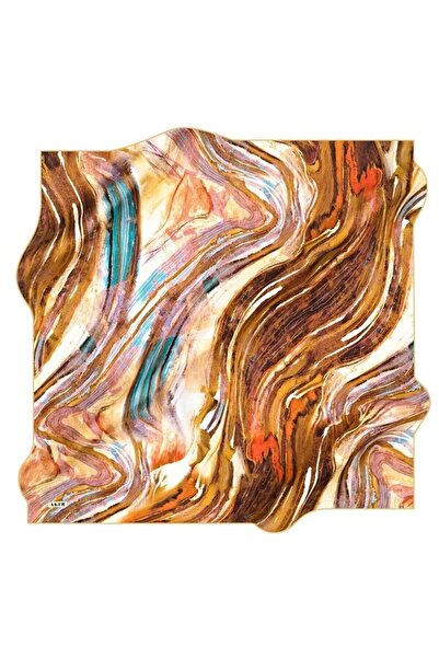 Aker Nostalji̇ Ti̇vi̇l Silk Scarf 8549-961