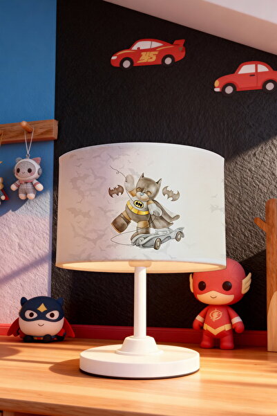 EVPANYA Toy Betmen Patterned Children's Room Lampshade