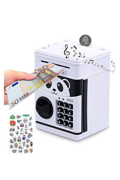 OEM Interactive Panda Piggy Bank for Children with PIN Code and Safe, ATM Function