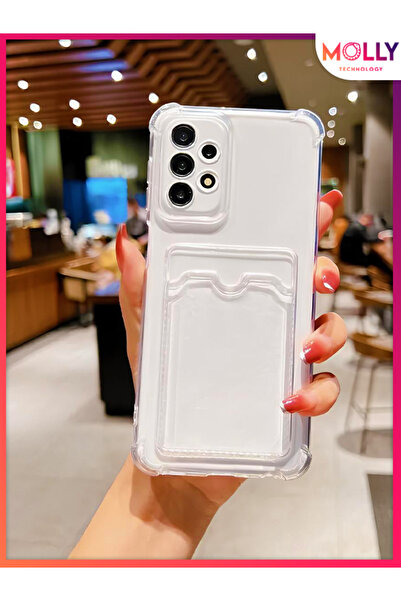 Molly Silicone Case with Transparent Card Pocket for Samsung Galaxy A53