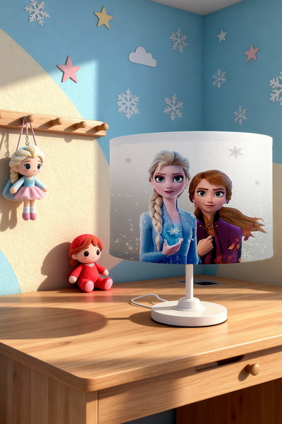 EVPANYA عاكس الضوء لغرفة الأطفال منقوش باللون الرمادي إيلا آنا