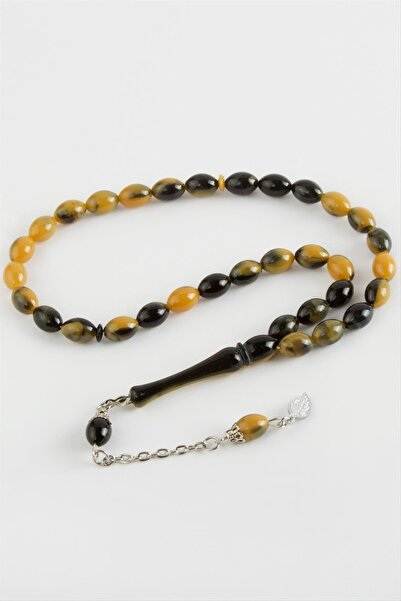 OSENSE مسبحة صلاة بلاستيكية على شكل زيتون 8*11 ملم