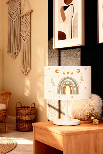 EVPANYA عاكس الضوء لغرفة الأطفال بنمط قوس قزح المرصع بالنجوم