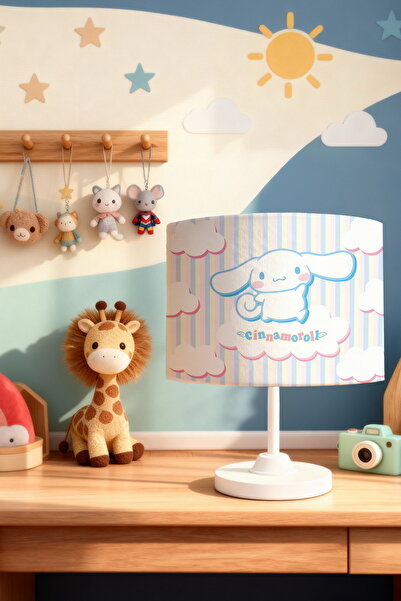EVPANYA Striped Cute Cinnamoroll Patterned Children's Room Lampshade