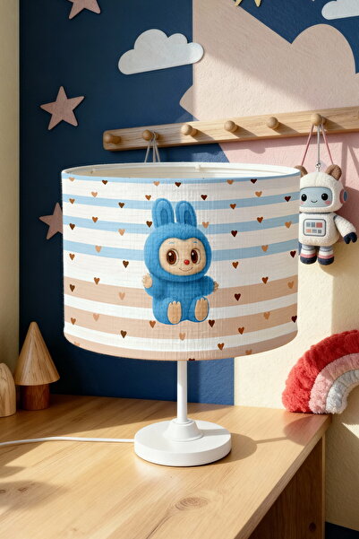 EVPANYA عاكس الضوء لغرفة الأطفال بنمط قلوب ذهبية مخططة من Pofi