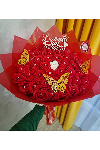 Store.sedas Buchet 55 trandafiri de sapun